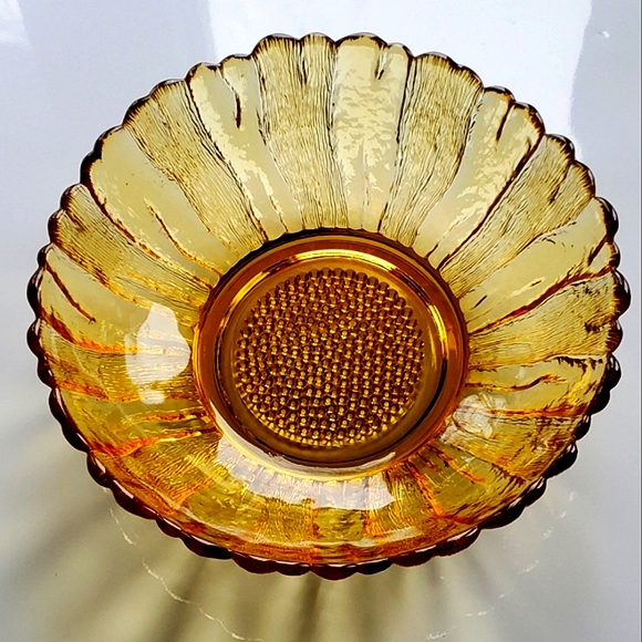 Anchor Hocking Other - 10"🌻"Country Garden"🌻 Honey Gold 🌻 Bowl by Anchor  Hocking